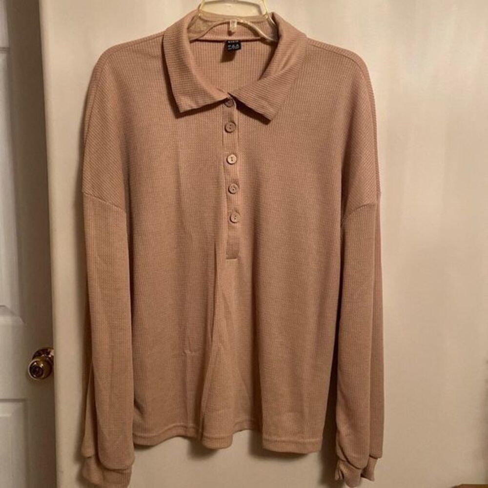 BNWOT SHEIN WAFFLE LONG SLEEVE